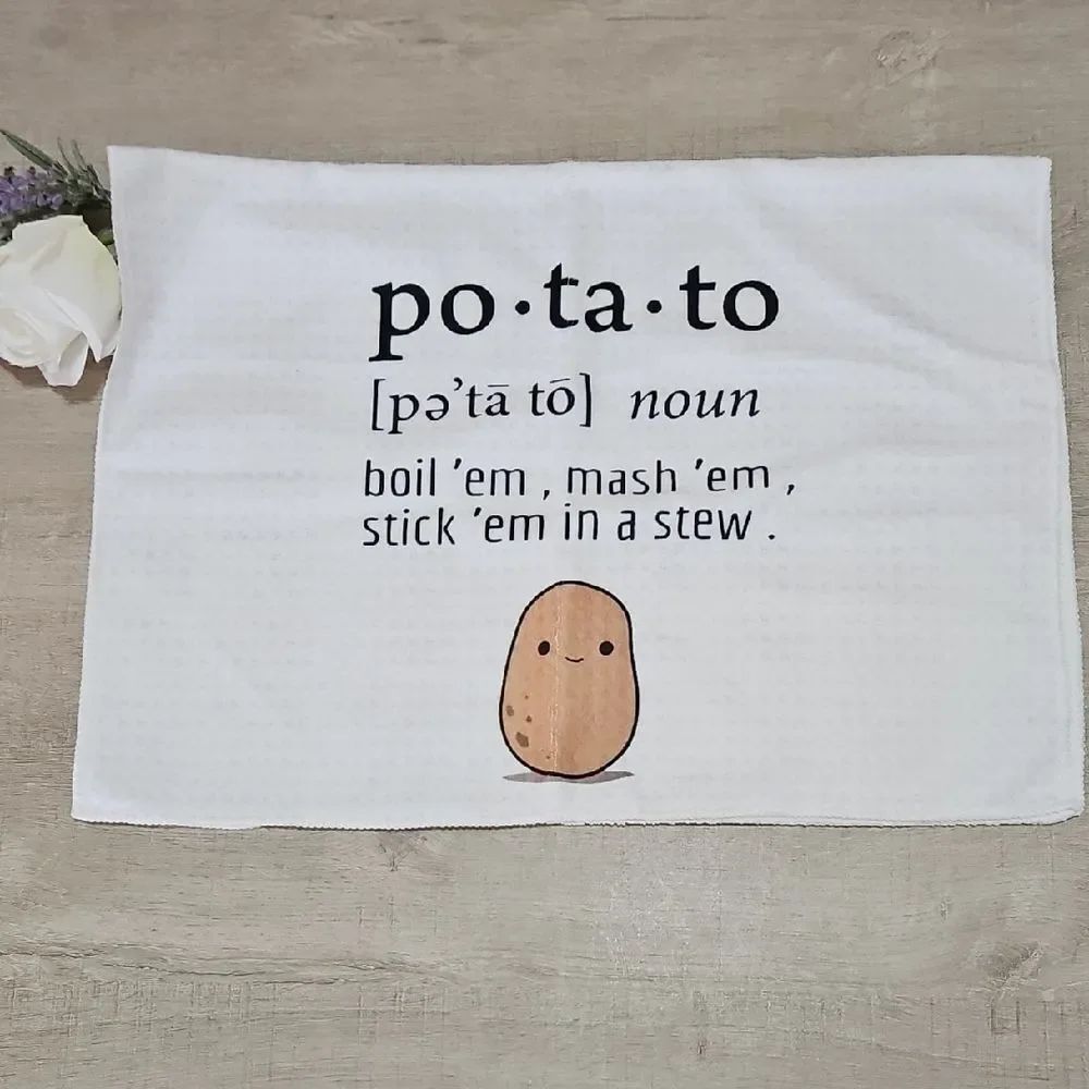 Cute 🎁 Potato Kitchen Towel